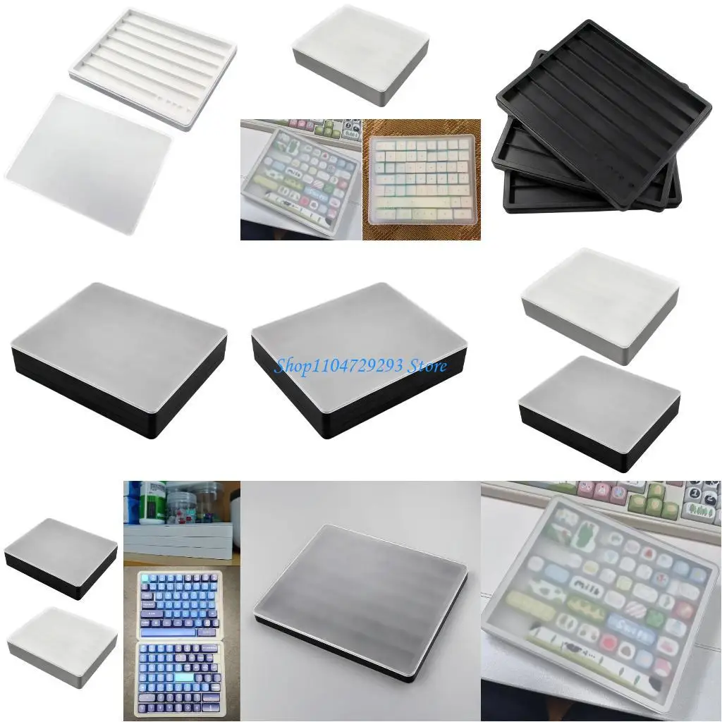 

Y2GD Dense Keycap Planner Stackable Blankets Removable Top Cover Space Saving Plan Permanent Plastic Computer Addition