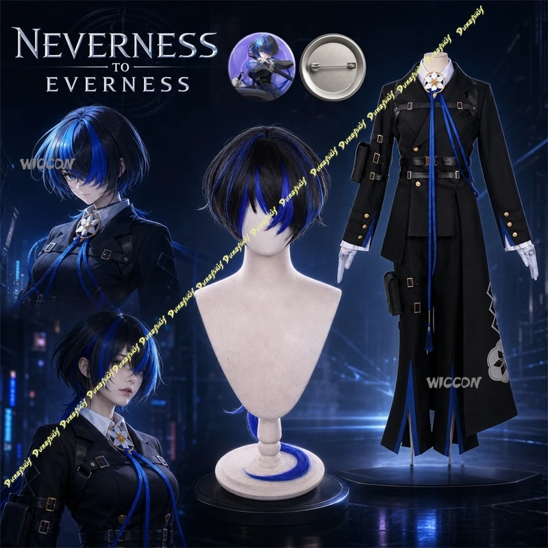 

Neverness to Everness Costume Daffodill Cosplay Costume High Quality Costume Set With Clothes,Wigs,Badge Hallowen Role Clothes