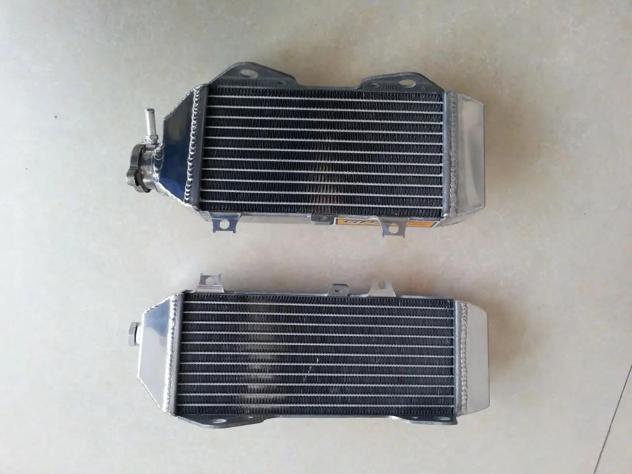 

For 2017 2018 Kawasaki KX250F KX 250 F Aluminum Radiator Cooler Cooling Coolant