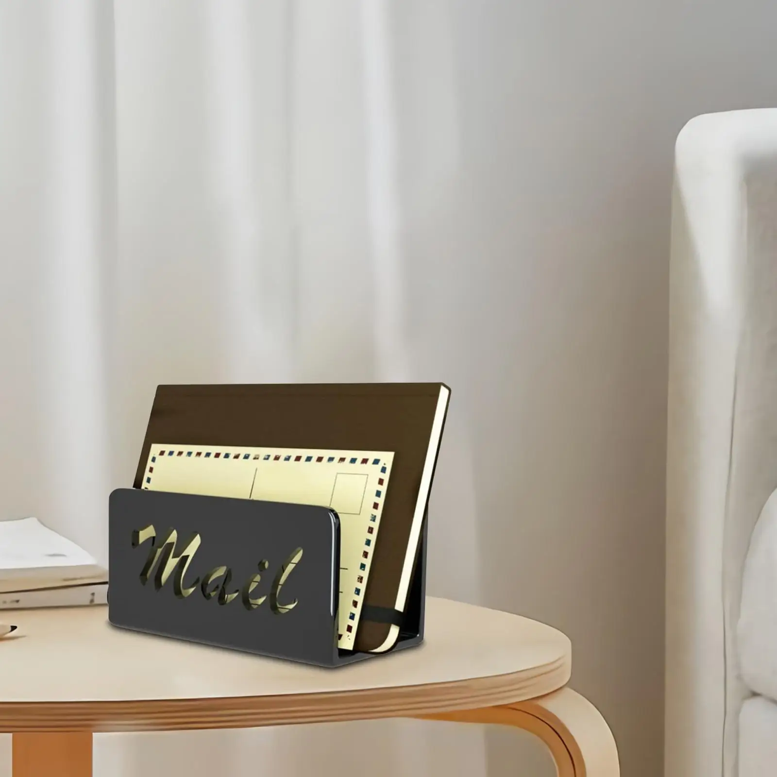 Desk Letter Holder File Mail Script Letter Holder for Classroom Office Desk