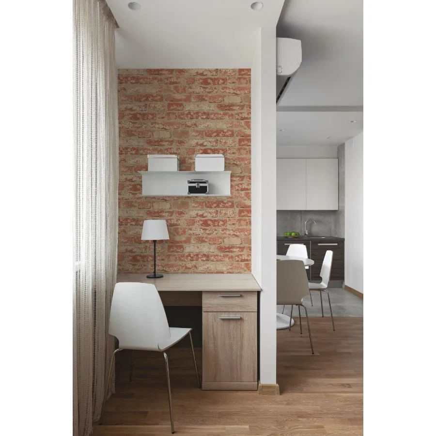 

Reclaimed Brick Peel and Stick Wallpaper 20.5 in x 18 ft