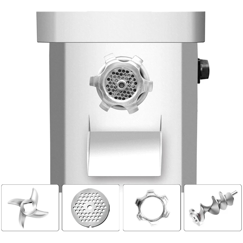 Picador de carne elétrico profissional de venda quente em aço inoxidável