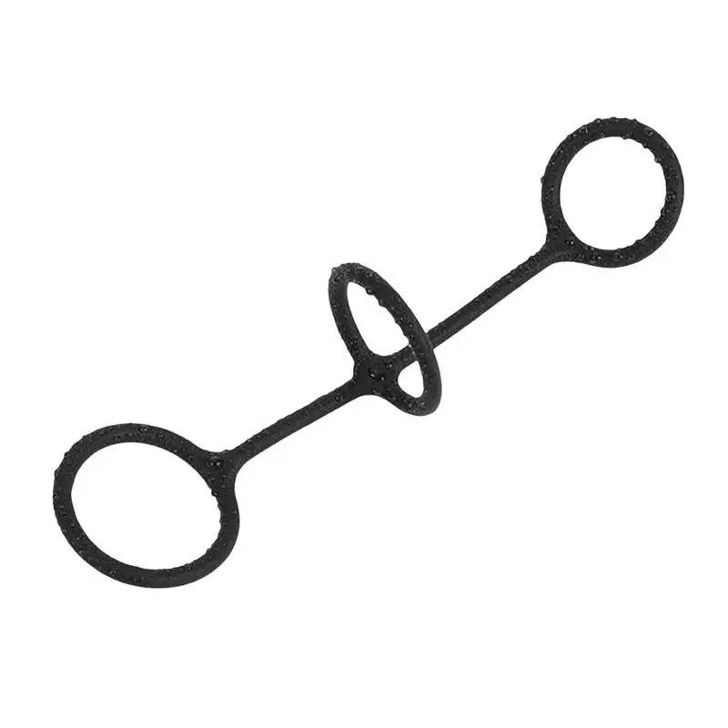 Silicone Lock Precision Ring 3-in-1 Men's Sex Ring Adult Products Sex Toi For Man Penis Ring