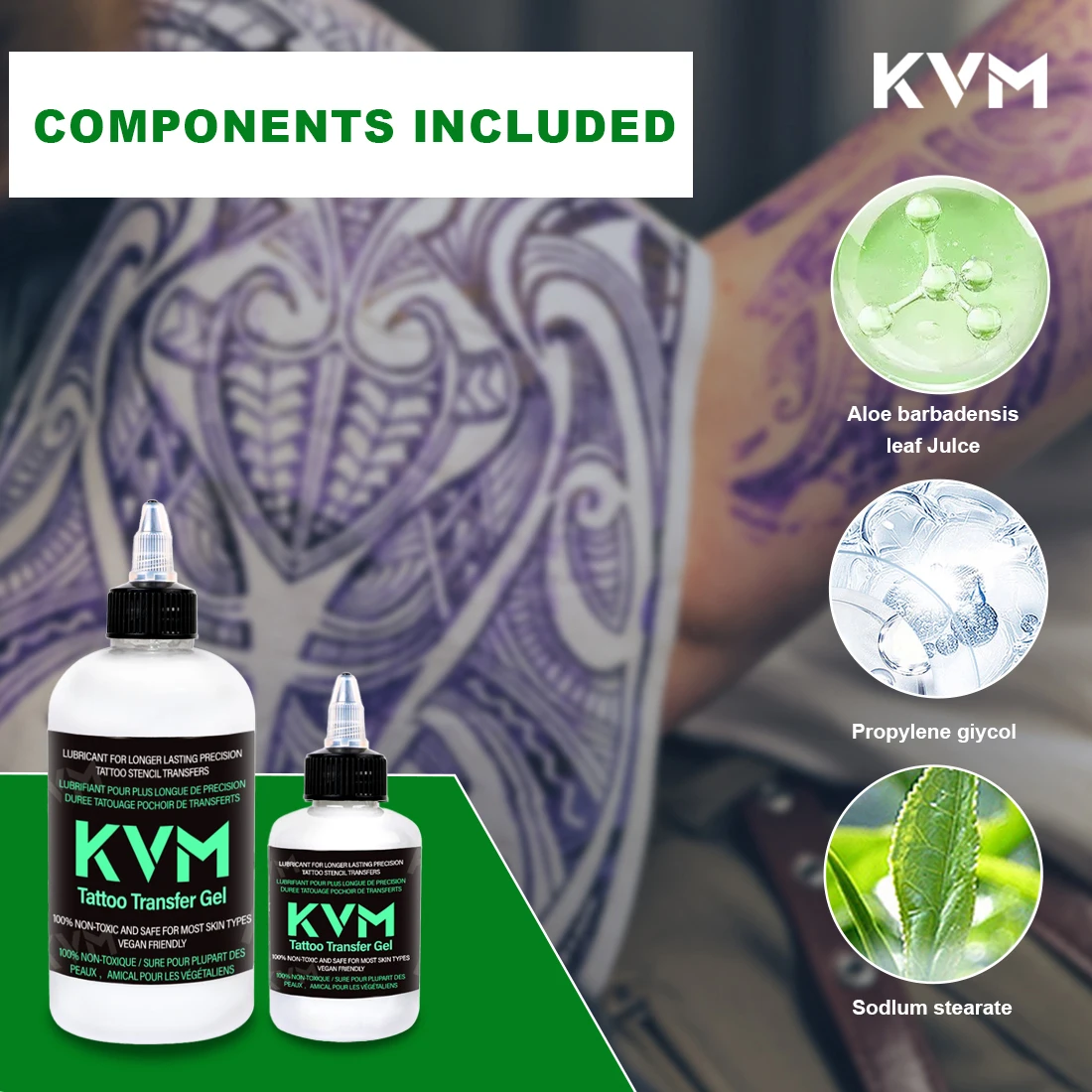 KVM 30/125/250ML Tattoo Transfer Gel White Thermal Copier Tattoo Transfer Material Body Paint Stencil Gel Tattoo Accessories