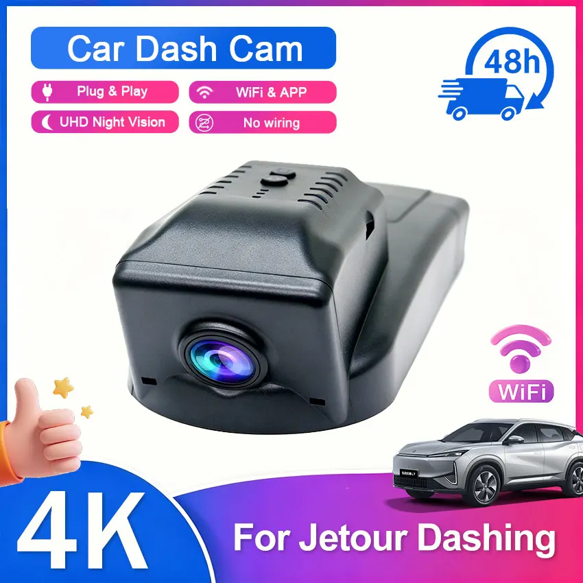 Für Jetour Dashing WLAN 4K DVR Dashcam Kamera mit Sony-Objektiv Videorekorder Monitor