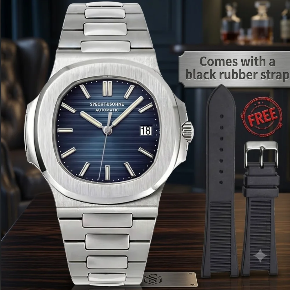 Specht&Sohne Classic 5711 Herrenuhr Luxus Japan Miyota 8215 Automatik Mechanisch Edelstahl Leuchtend Relogio Masculino