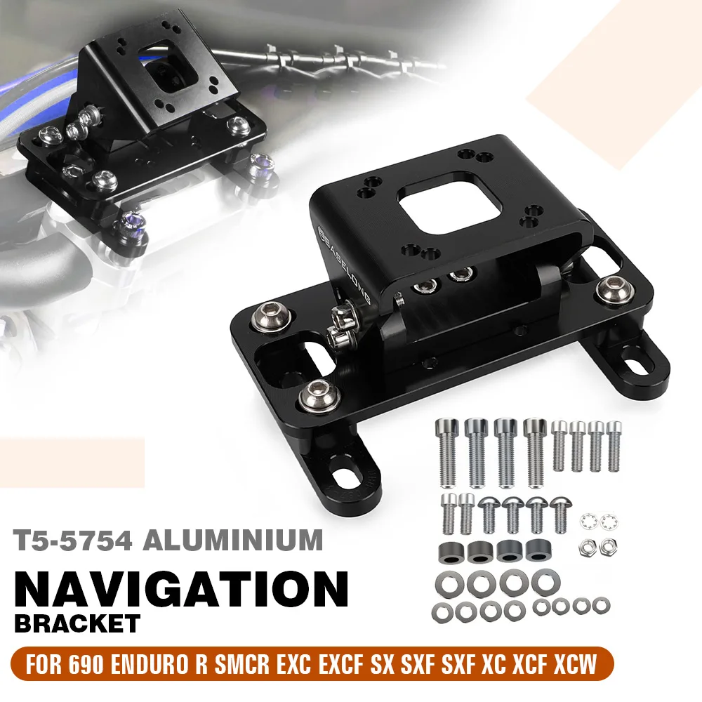 

Phone Holder Stand GPS Navigation Plate Bracket For 690 Enduro R SMCR 300 EXC 250 EXCF 350 SX125 SXF 250 SXF 450 XC XCF XCW TPI