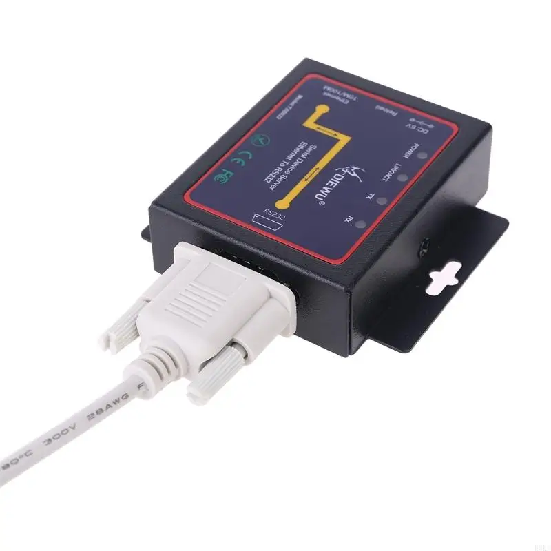 F3KE DB9 RJ45 a RS232 ETHERNET IP Serial Server Serial Module Ethernet Communication Converter TXB022