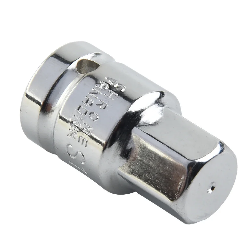 1/2inch 17mm Hex Special Oil Pan Screw Socket Wrench Hexagonal Head Chrome Vanadium Steel Socket Wrench Head Auto Repair Tools image 6
