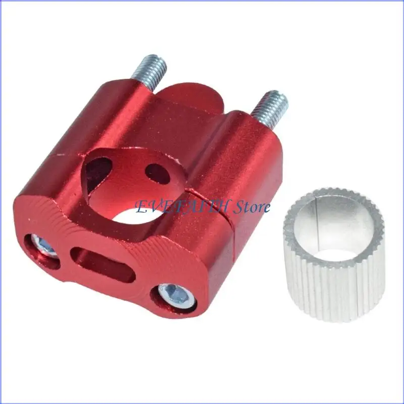 124B 2PCS Motorcycle Handlebar Mounts Heavy Duty Aluminum Rise Clamps Modification Part for Enhanced Stability And Comfort