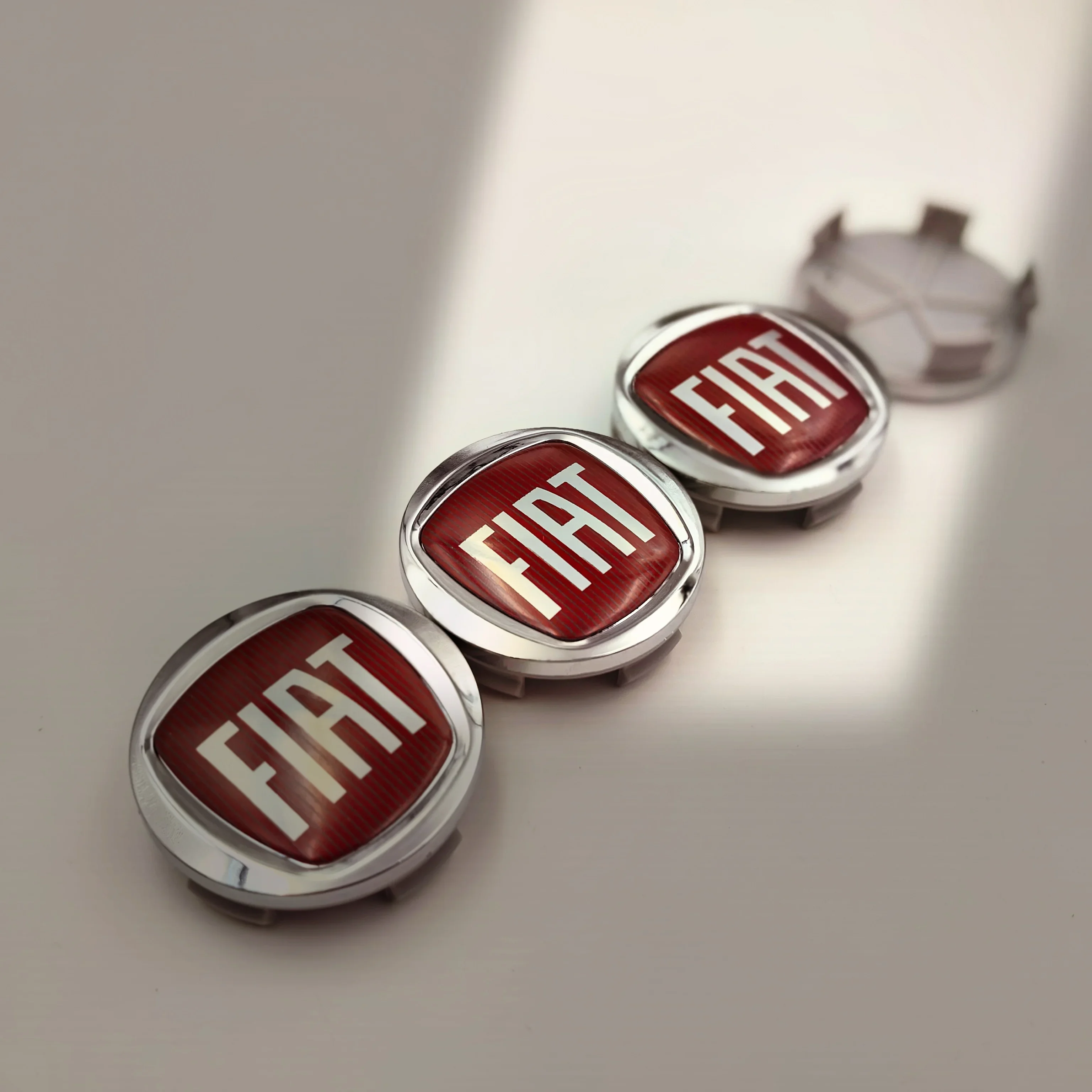 Fiat 4Pcs 60mm Wheel Center Hub Cap Dustproof Rim Emblem Cover for Fiat 500,500X,500L,Panda,Punto,Tipo,Bravo Auto Exterior Styli