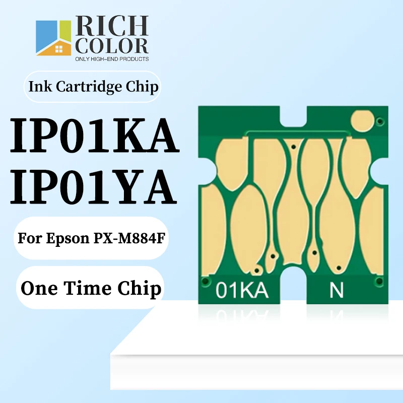 For IP01KA IP01KB IP01MB Cartridge Chip Compatible For Epson PX-M884F PX-M885F PX-S884 PX-S885 PX-M884FC0 PX-S884C0 PX-S885R1