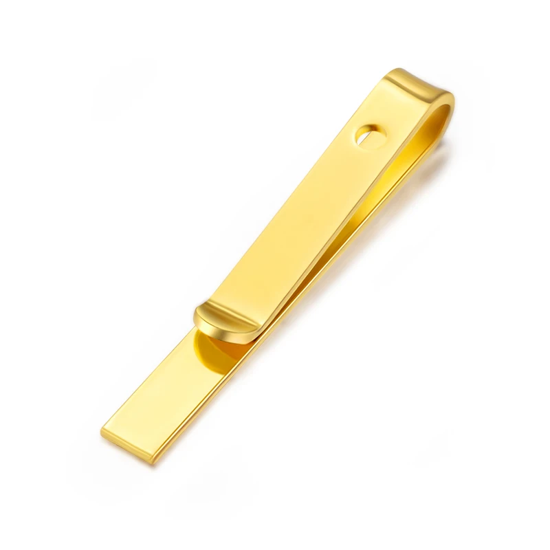 Classic Men Tie Pin Clips of Casual Style Tie Clip Fashion Jewelry Exquisite Wedding Tie Bar Silver And Golden Color