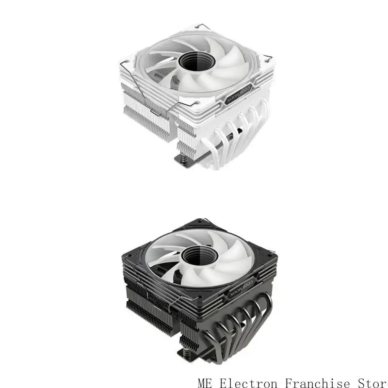 T5EA Argb 12 см. Вентилятор вниз по течению воздушных охладителей ЦП с 6 тепловой трубкой превосходной антигравитации медной для