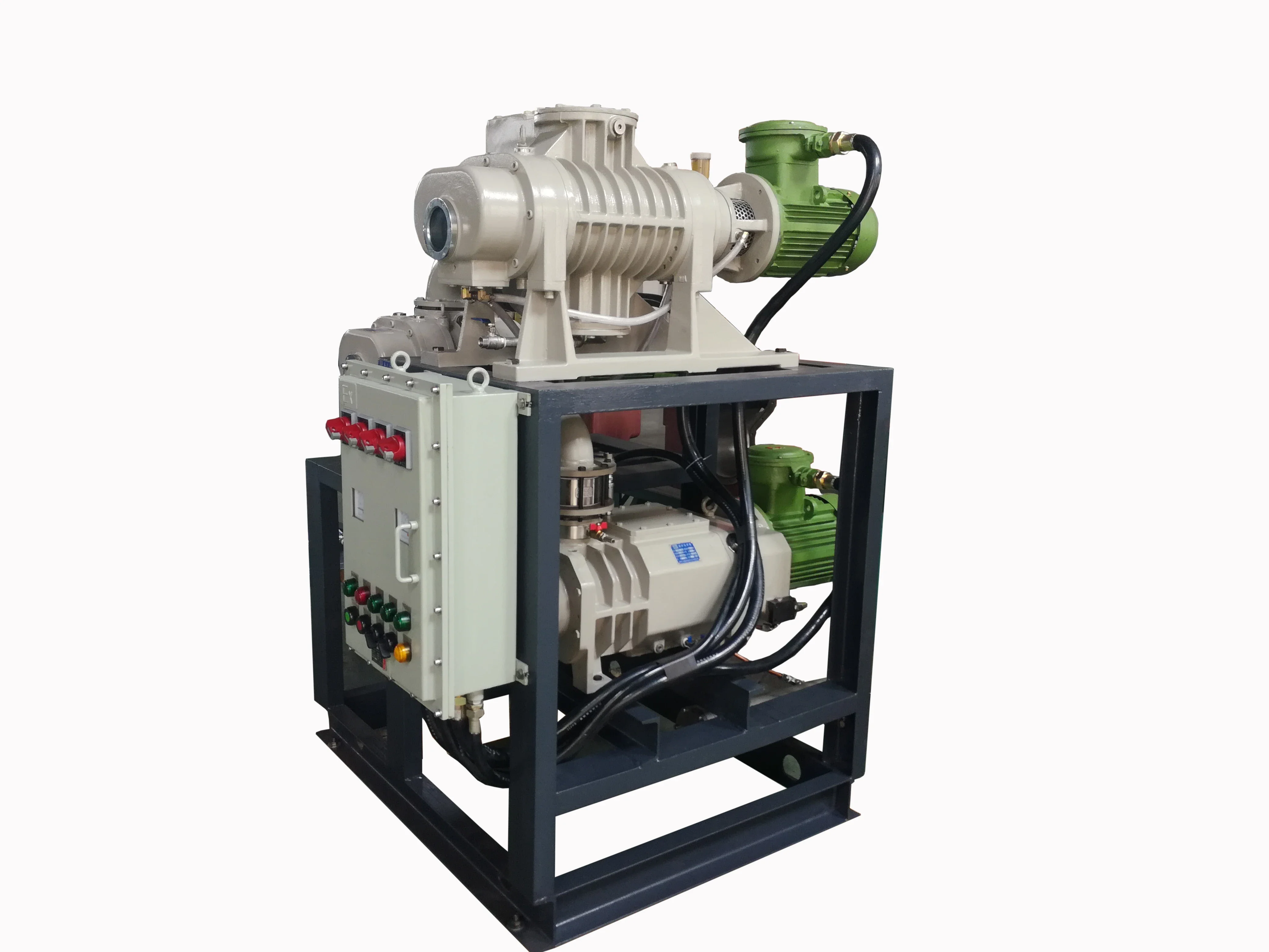 JZJ(P) LG600 Roots Dry Screw Vacuum Pump System Unit Multi-stage High Vacuum For Pharmaceutical Processing