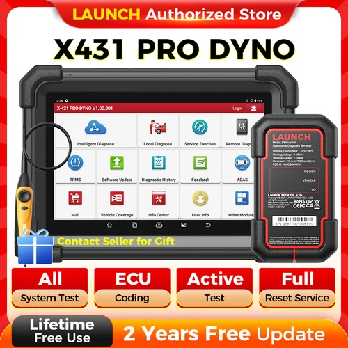 Nuevo lanzamiento X431 PRO DYNO herramientas de diagnóstico de coche OBD2 escáner Diagnost Auto Automotive escaneo Autoscanner diagnóstico 2 años de actualización