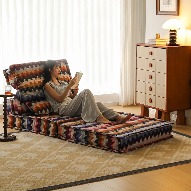 Sofa Einzel Wohnzimmer Tofu Block Stoff Sofa Mahjong Modul Kombination