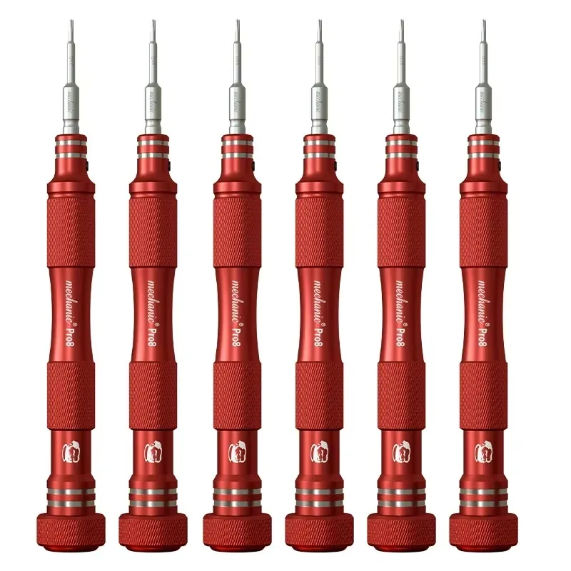 Starker magnetischer Schraubendreher MECHANIC PRO8(MAX8), spezielles Hartwerkzeug zum Zerlegen, Reparatur, Y-förmiger, fünfeckiger, Kreuzschlitz- und T2-Schraubendreher – Detail 2