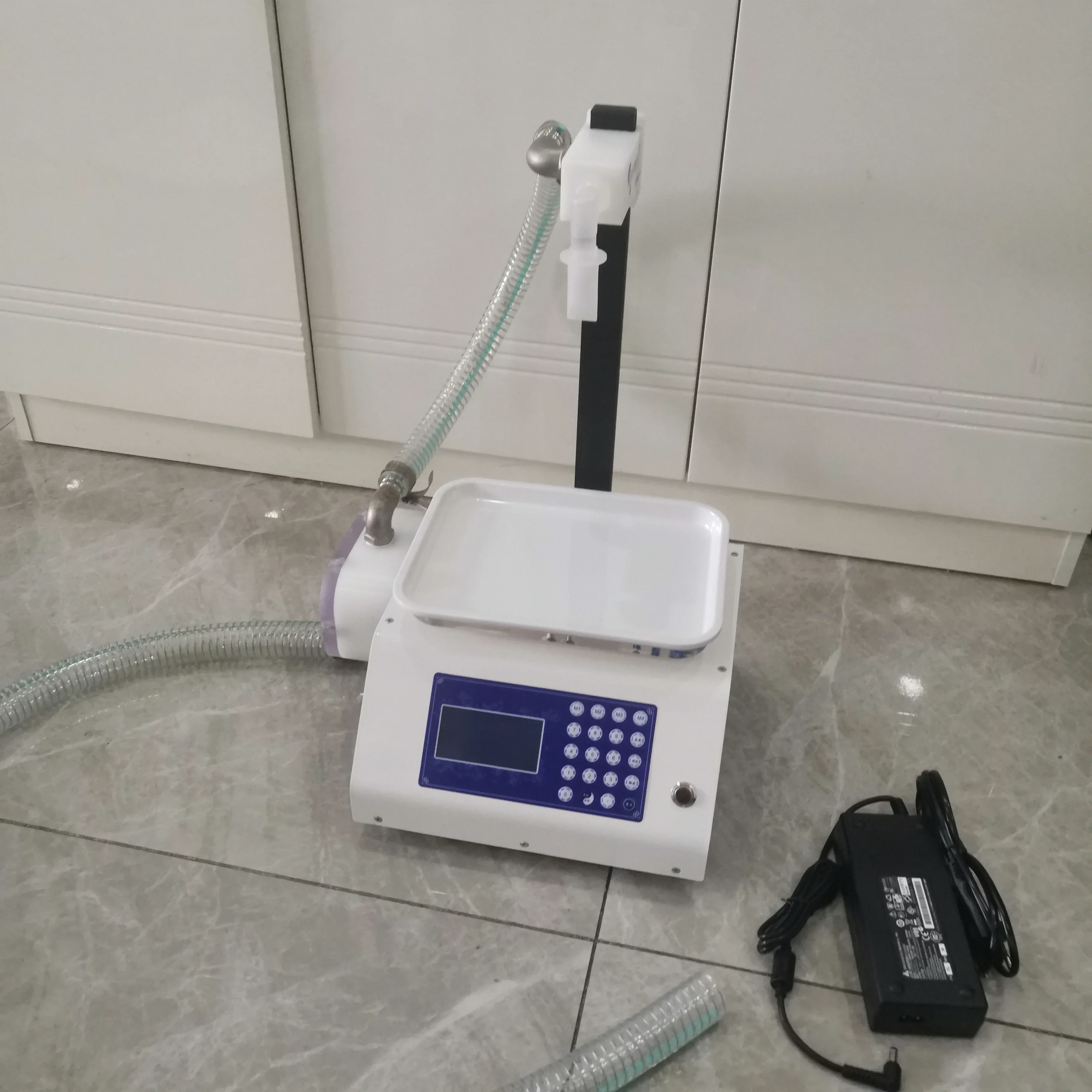 Automatic Weighing Quantitative Honey Filling Machine Scale for Tahini, Laundry liquid ,Viscous liquid 110V/220V or 12V battery