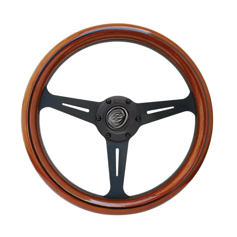 

Premium Durable Classic Wood Steering Wheel Vehicle Interior Upgrade