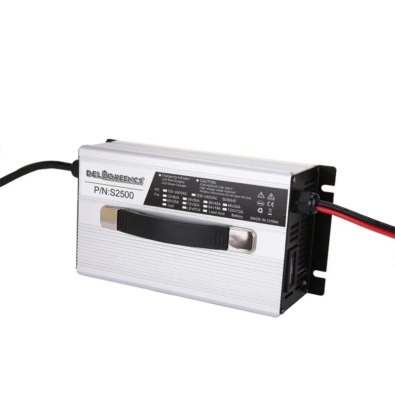 Factory Direct Price E-bike 12V 48V 30A 40A 50A Lead Acid LiFePo4 Battery Charger With Different Plug