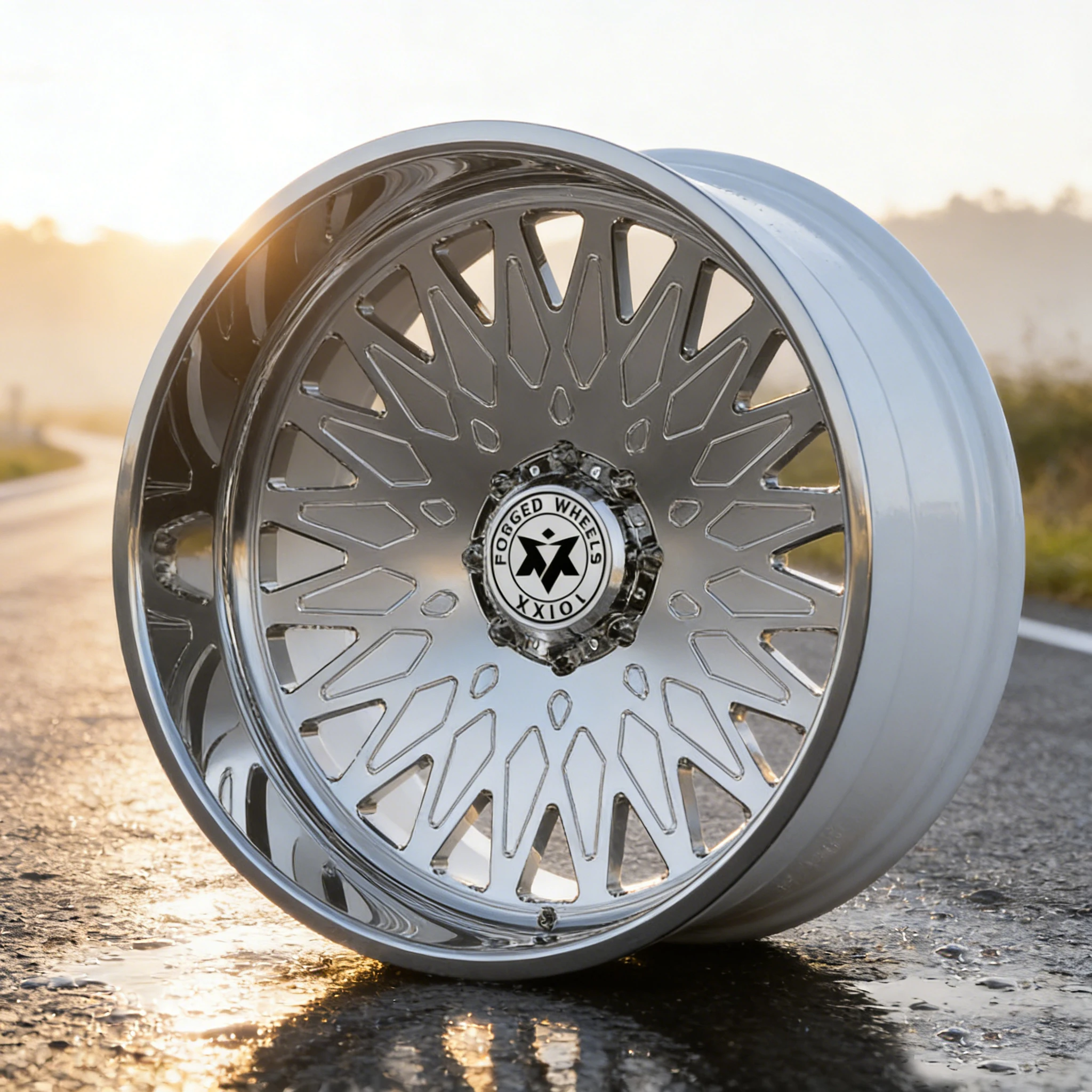 

Viaol New Super Single Forged Aluminum Alloy Truck Wheels 24x14/24x12 8x180 Chrome Finish Deep Dish Design 4 Pieces Fit F150