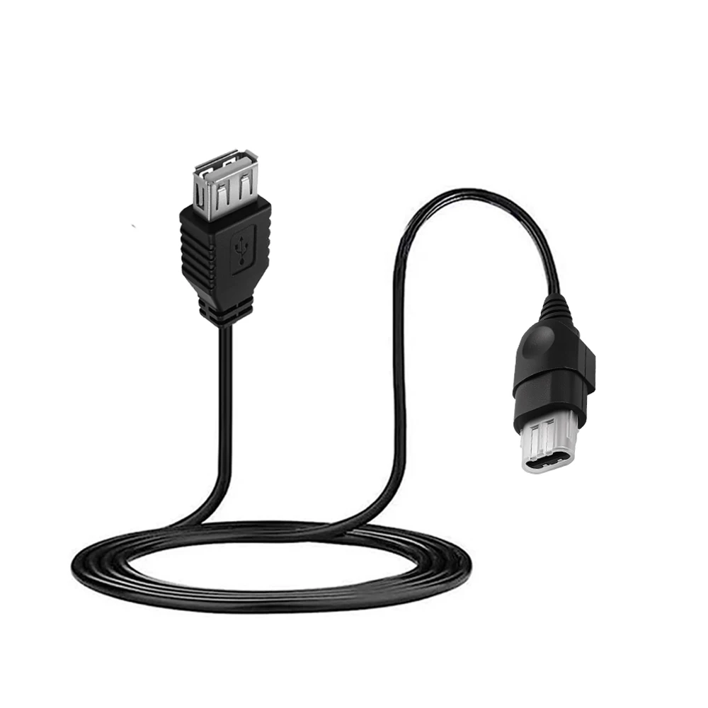 كابل USB لأجهزة Xbox أنثى USB إلى Xbox وحدة تحكم ألعاب الفيديو محول تحويل كابل الجيل AV سلك مركب الصوت والفيديو