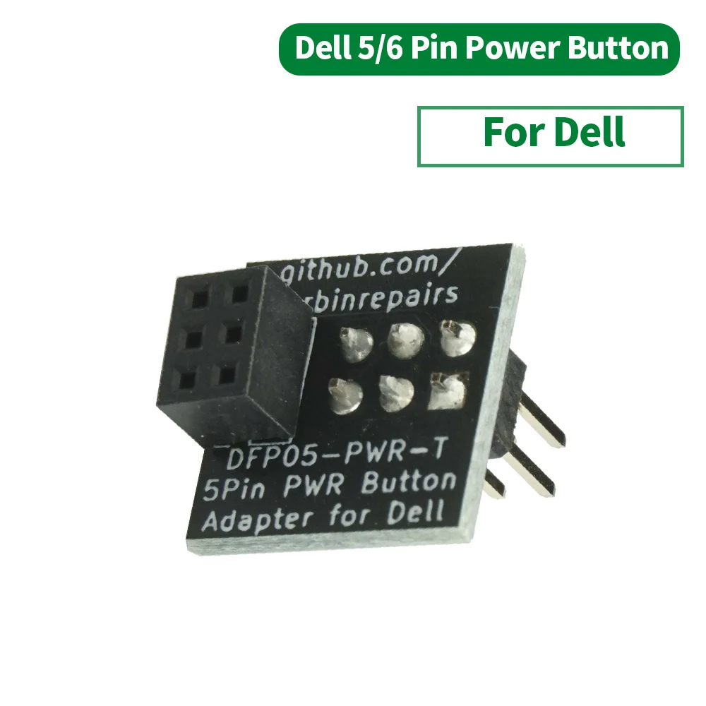 For Dell Motherboards Dell 5/6 Pin Power Button / LED Front Panel Adapter Kit