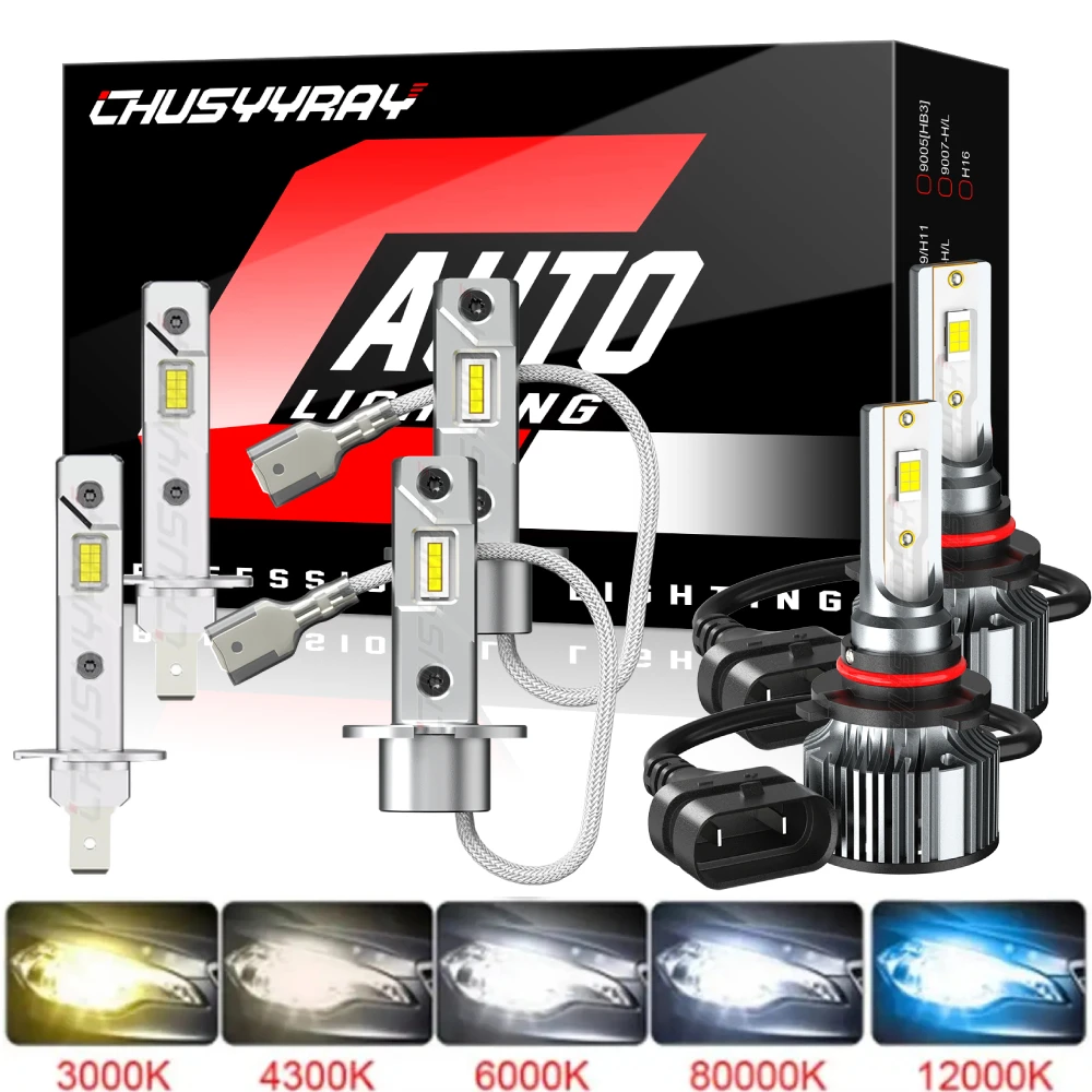 

For Lexus LX470 1998-2007 6x 9005 H1 LED Headlight Bulbs Hi / Lo + H3 9055 Fog Light Kit 6500K 20000LM Super Bright DRL
