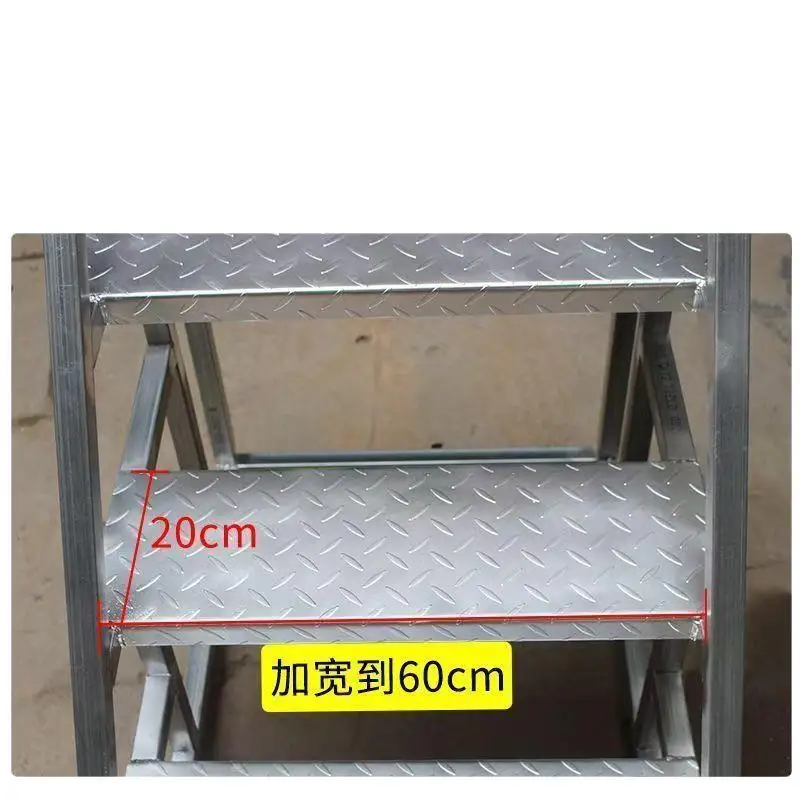 Industrial Steps Ladders Mobile Household Wide Climbing Steps Stair Handrails