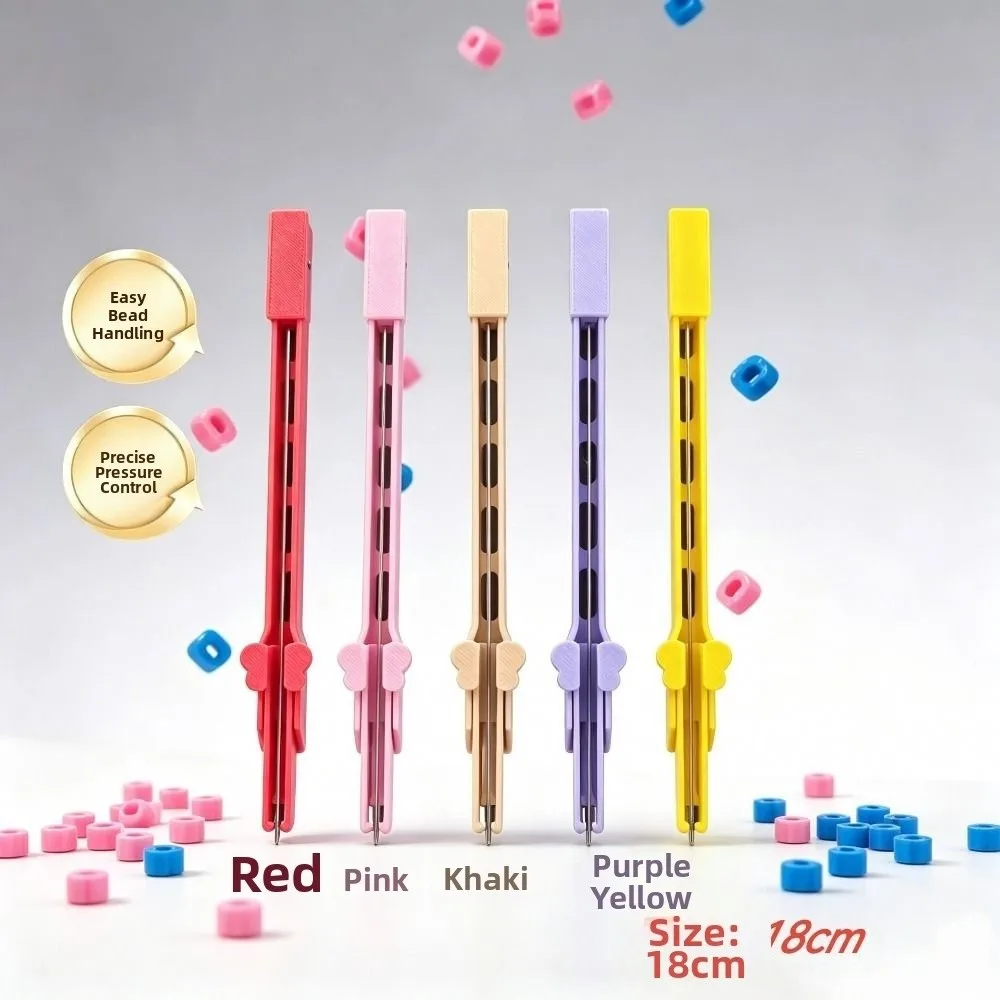 Stylo à perles portable et rétractable, efficace et anti-blocage, type pression, 2,6 mm, outil de placement de perles rapide pour artisanat fait main