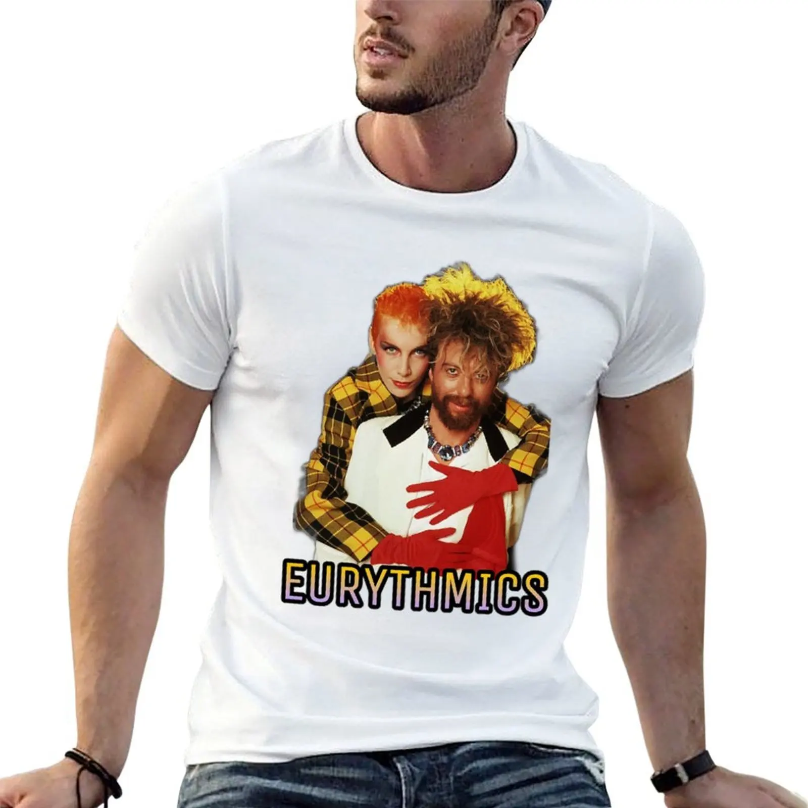 

100% t shirts shirts shirt t graphic personalised t man cotton eurythmics mens T-Shirt