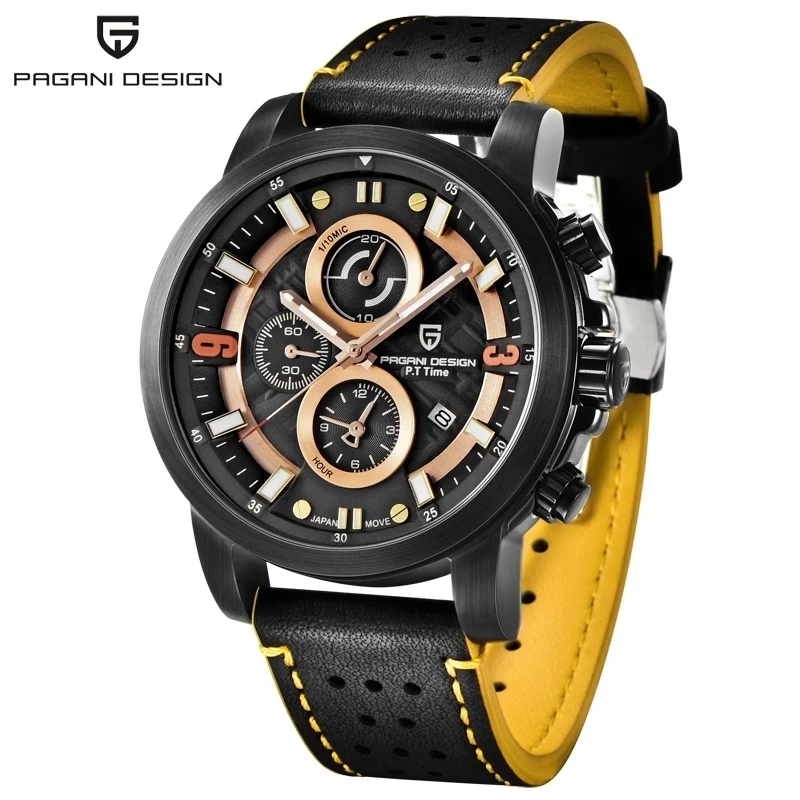 PAGANI Design Japan Quartz Watch 2022 Fashion Men women Sport Watch Genuine Leather waterproof Wristwatch reloj hombre