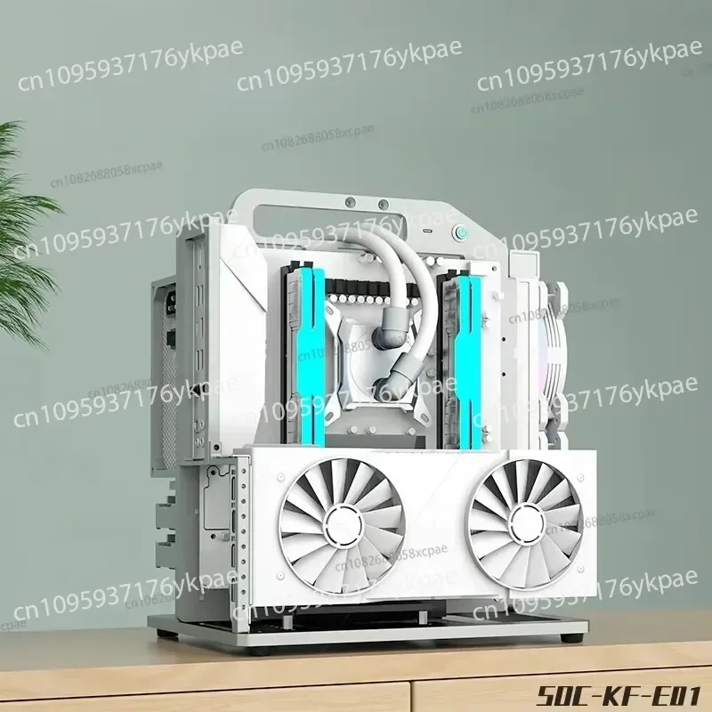 Back-insert MATX main board Aluminum alloy rack Portable support Water-cooled installation Open chassis