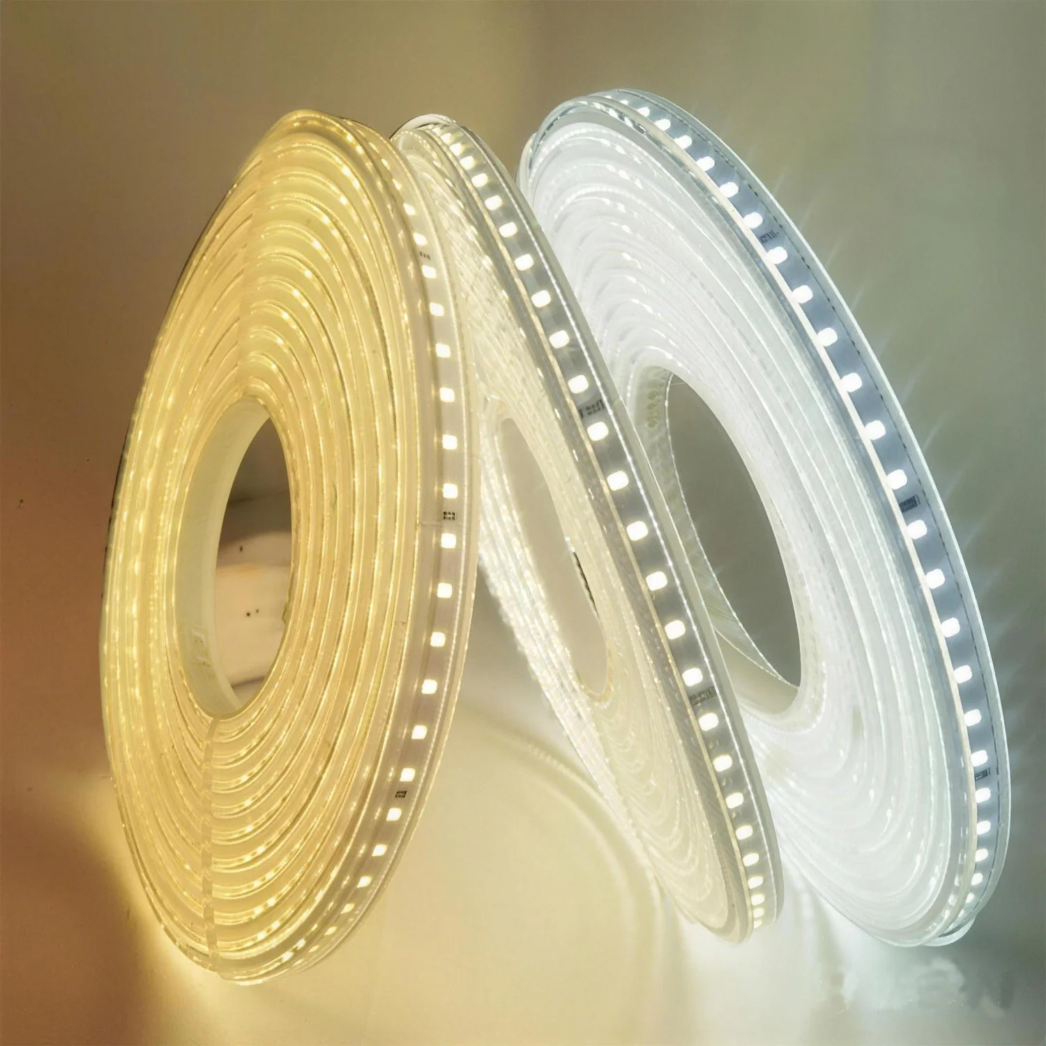 LED Strip Lights 120LEDs/M Waterproof Indoor&Outdoor Rope Light for Garden Patio Kitchen Bedroom Living Room Under Cabinet Decor