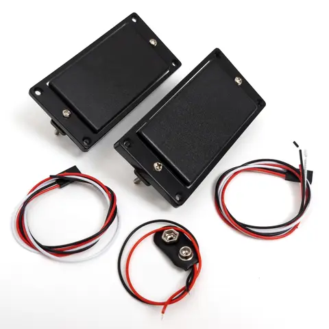 HH Black Active Pickup 81 85 Elgitarr Humbucker Pickups Set Korta Skaft Potentiometer & Kablage Ton Uppgraderade Gitarrtillbehör 8 best sales aktiv upphämtning - №8