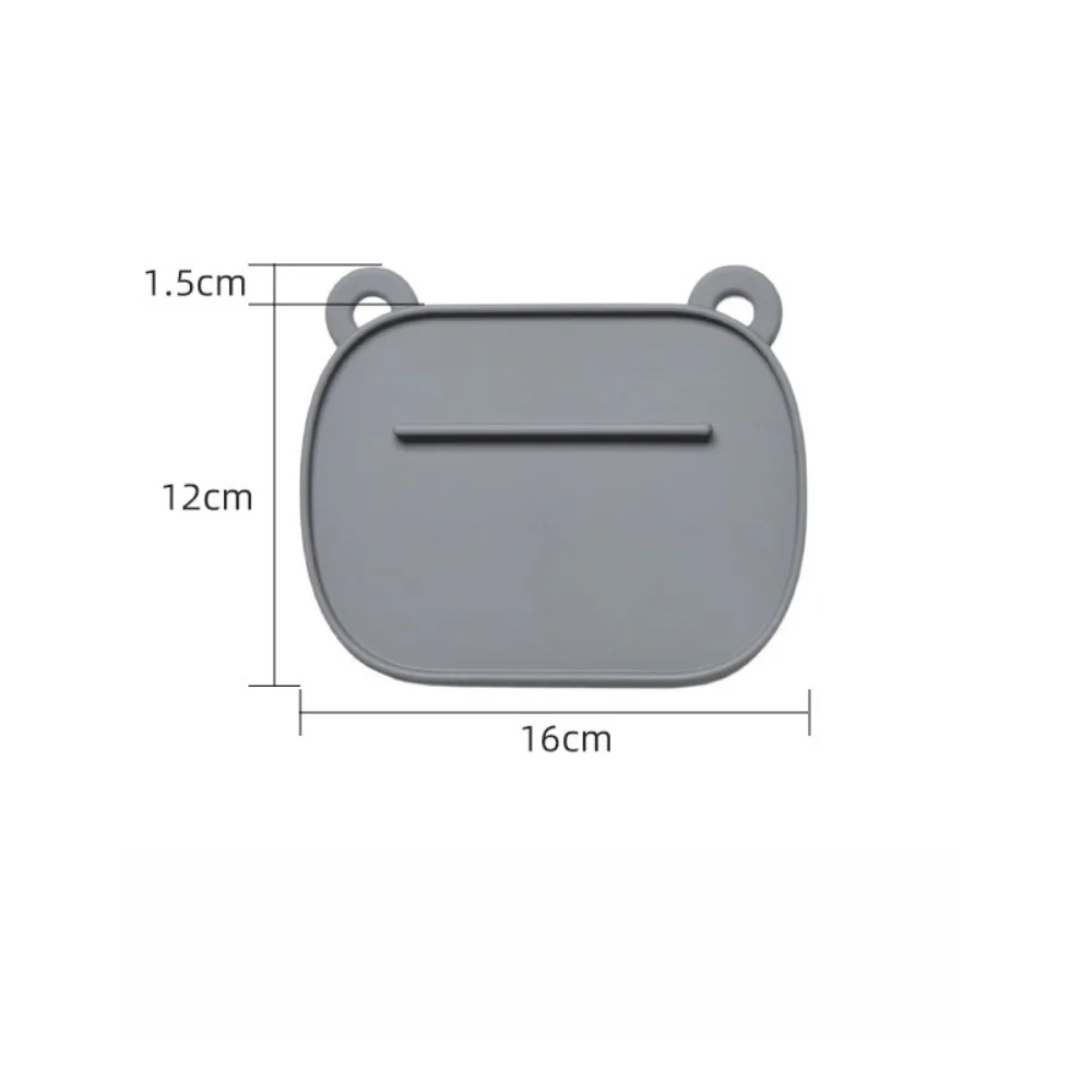 2Pcs Kitchenware Spoon Holder, Silicone Pot Lid Holder, Countertop Anti Slip Storage, Household Spoon Holder