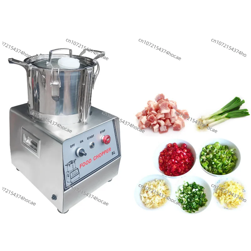 Multisize 5 7 10 15L Food Processor Heavy Duty Stainless Steel Electric Meat Vegetable Grinder Household Commercial