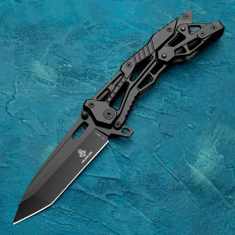 Portable Outdoor Folding Knife for Men High Hardness Self Defense Survival Multitool Camping Knife for Hunting and Fishing