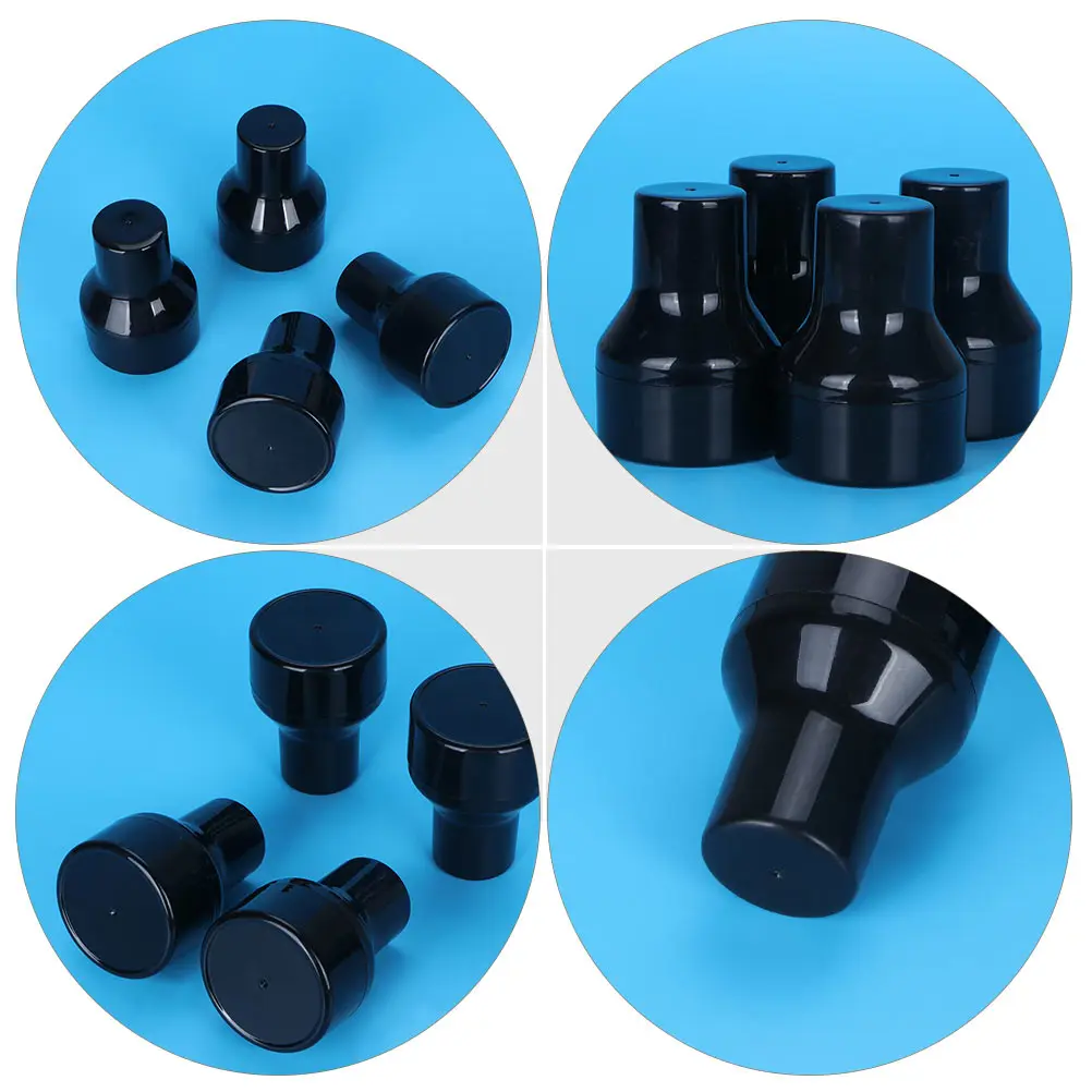 6 szt. Gąbeczek do makijażu w kształcie grzybka, gładki blendery do płynnych i kremowych produktów, łatwe uchwyty.