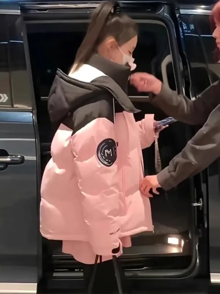 

Women's down Cotton Jaet 2026 Winter New Loose Thiened Bread Sle Coat Hooded ular Outerwear Korean Sle Long Sve