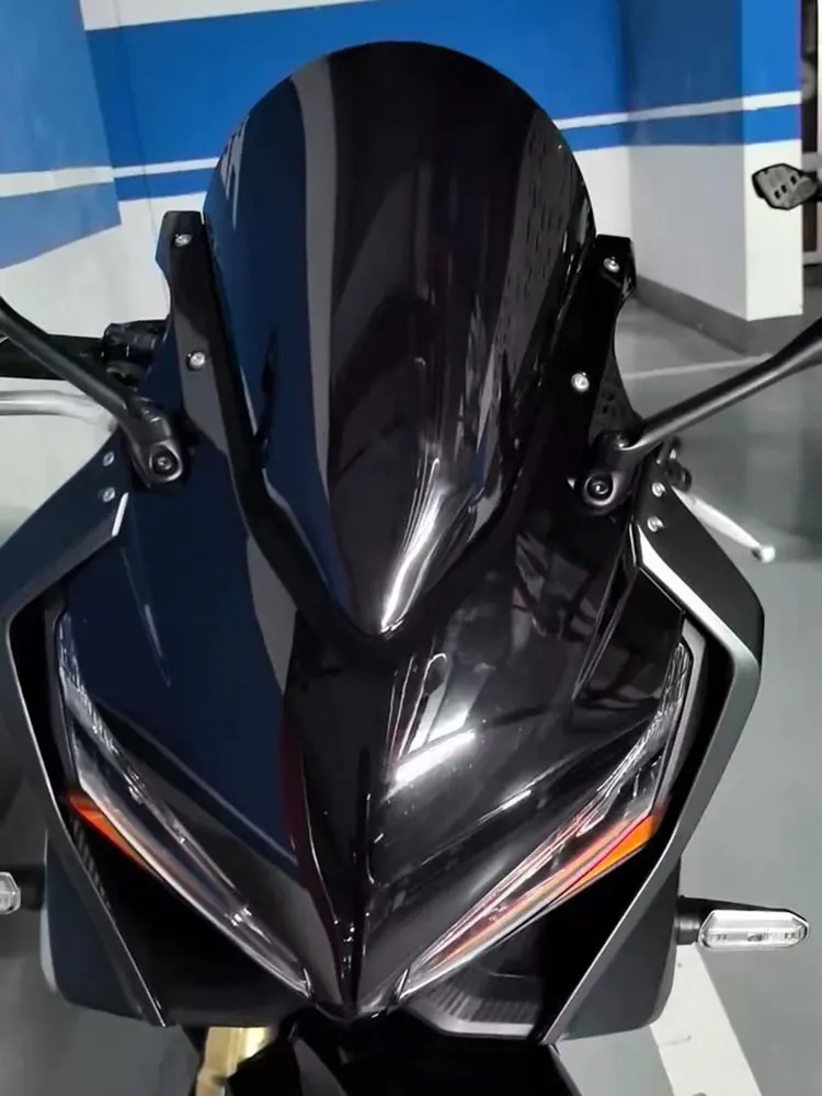 

For Honda CBR650R 2019 2020 2021 2022 2023 2024 2025 CBR 650R Double Bubble Windscreen Windshield Screen Wind Deflectors