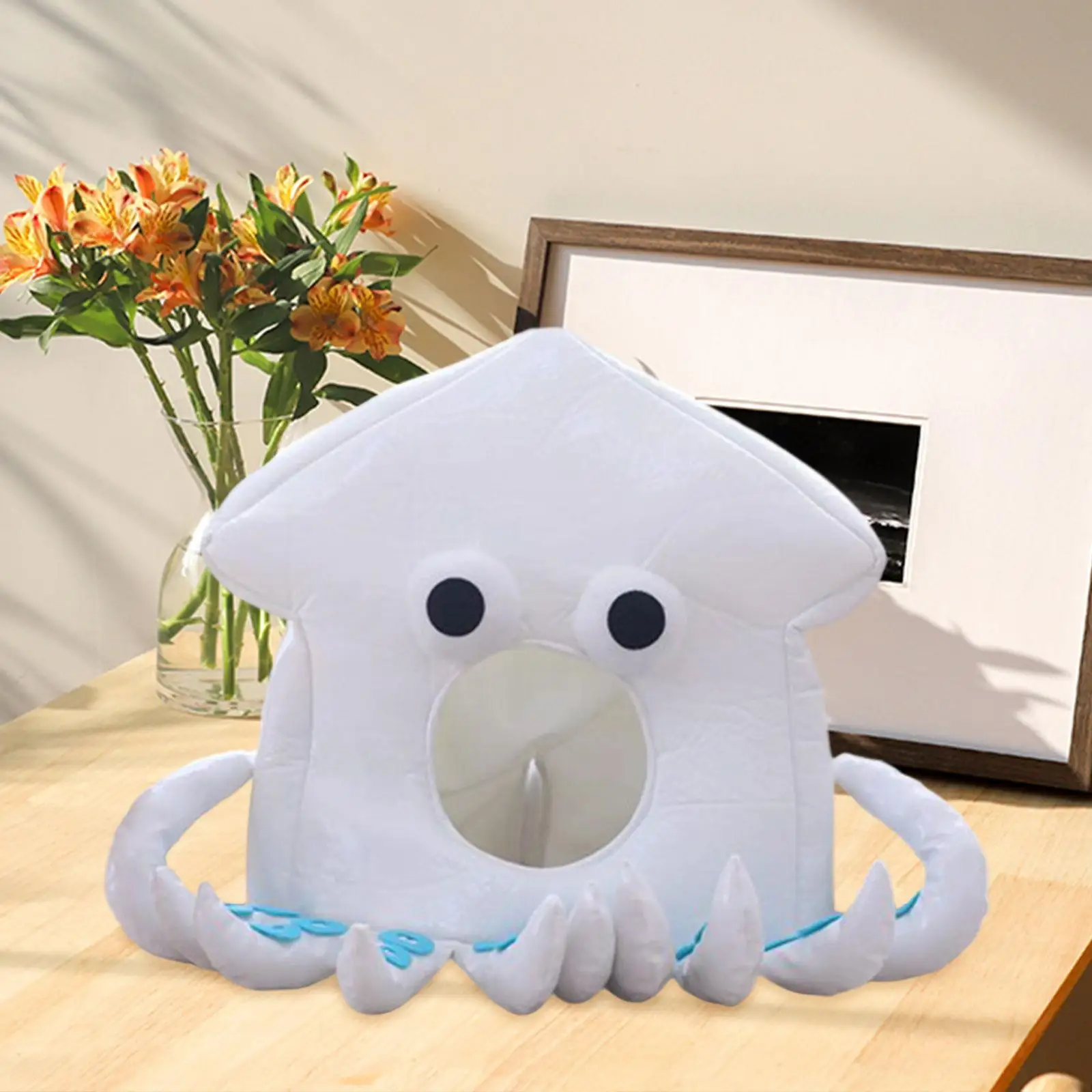 قبعة الأخطبوط غطاء رأس ناعم لطيف من القطيفة لأداء مرحلة الكرنفال