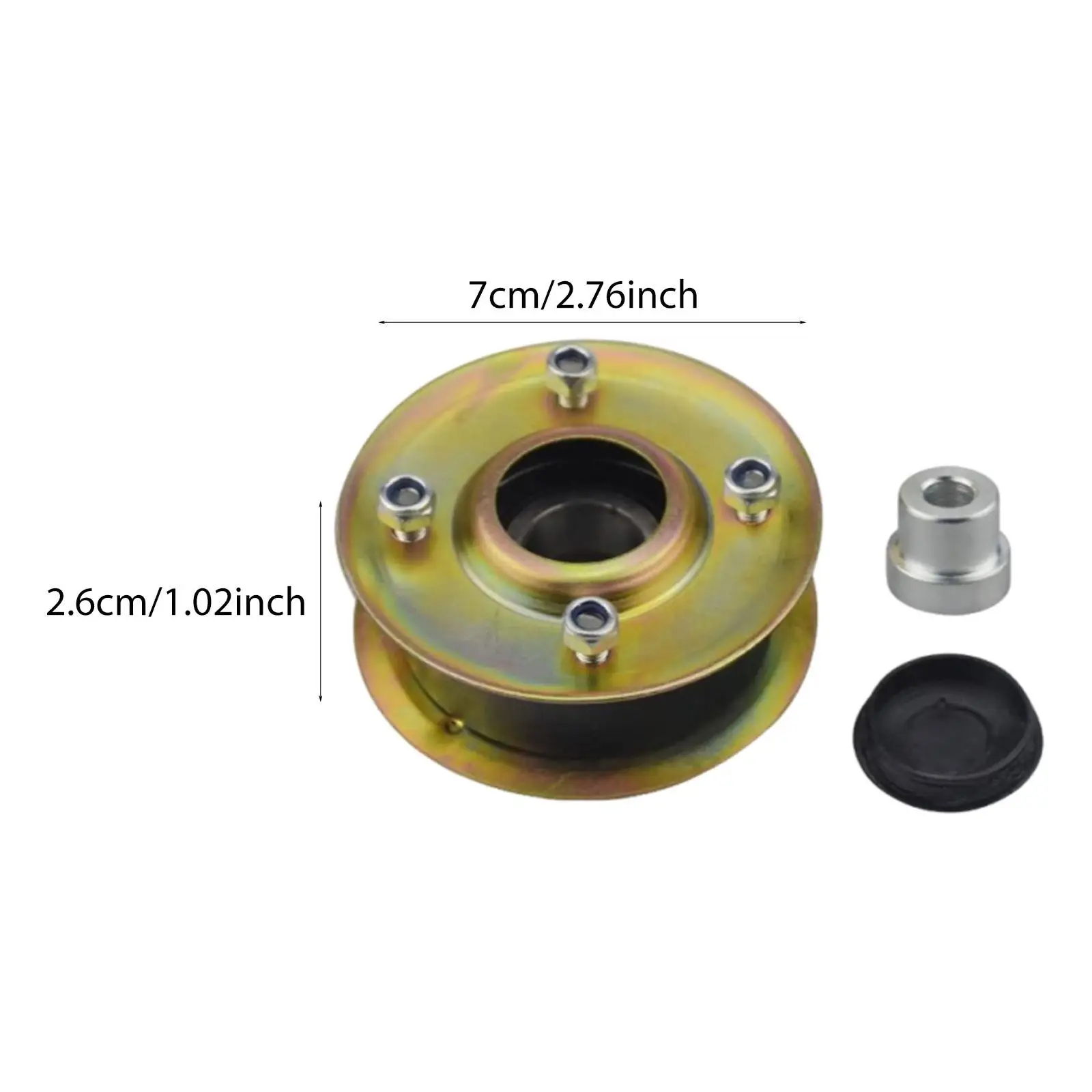 Pulley Kit 131-4529 125-2532 Metal Construction Replacement Parts for Efficient Lawn Mower Repair for Garden Use