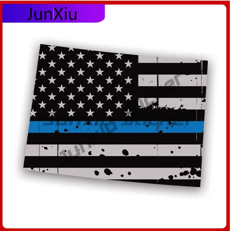 

Distressed Colorado State Shaped Subdued Us Flag Thin Blue Line Sticker Uv Protected Police Law Enforcement Co Car Sticker Vinyl