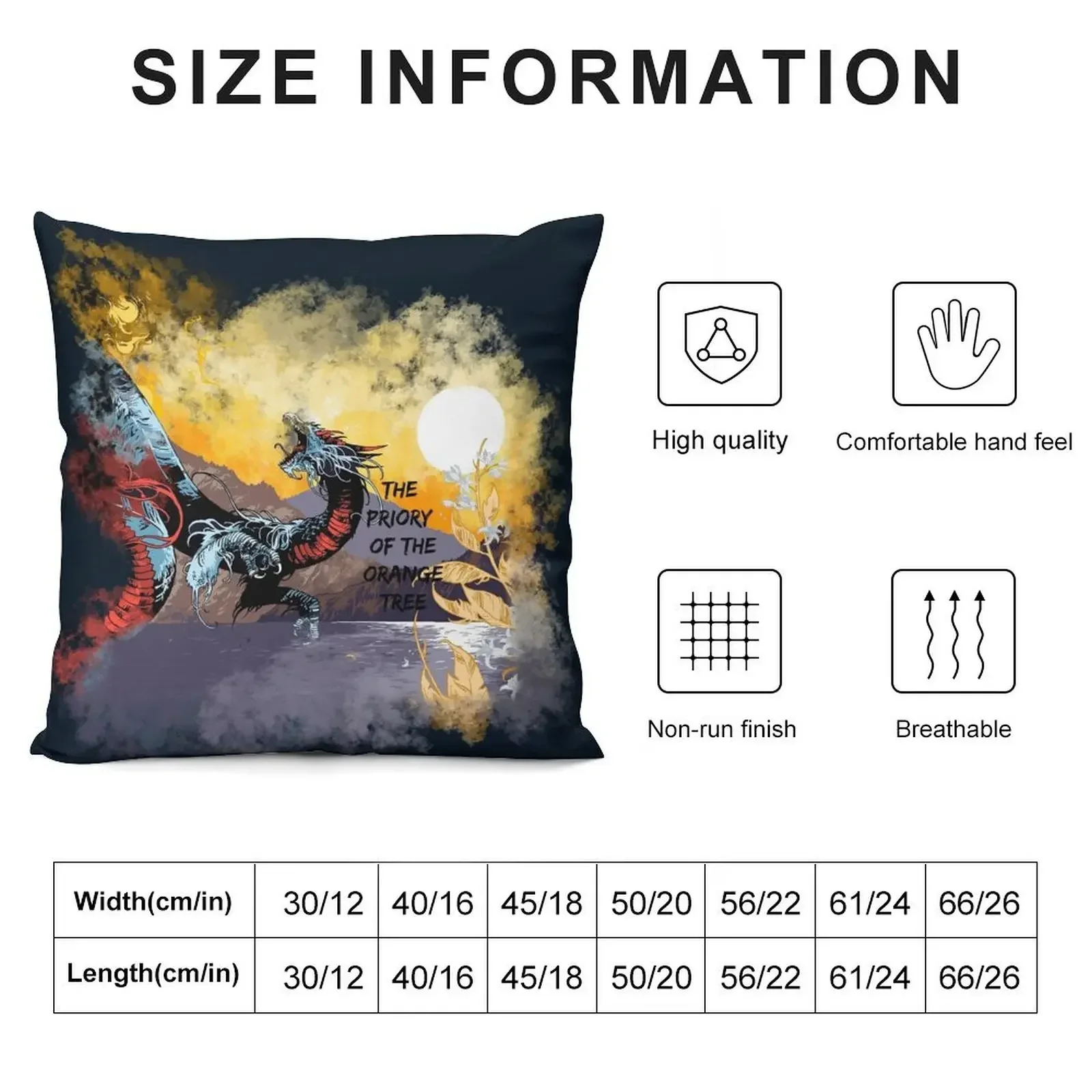 priory of the orange tree word Throw Pillow Sofa Cushions Cushions For Decorative Sofa pillow