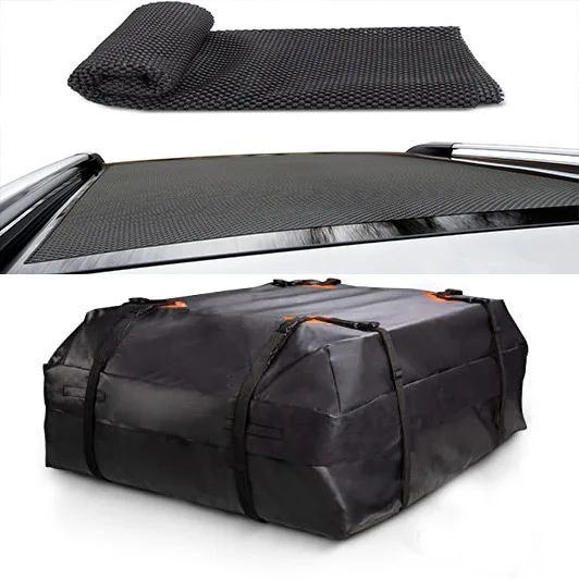 420D Oxford cloth, car roof bag, luggage waterproof storage bag, dustproof and non-slip pad for luggage bag.