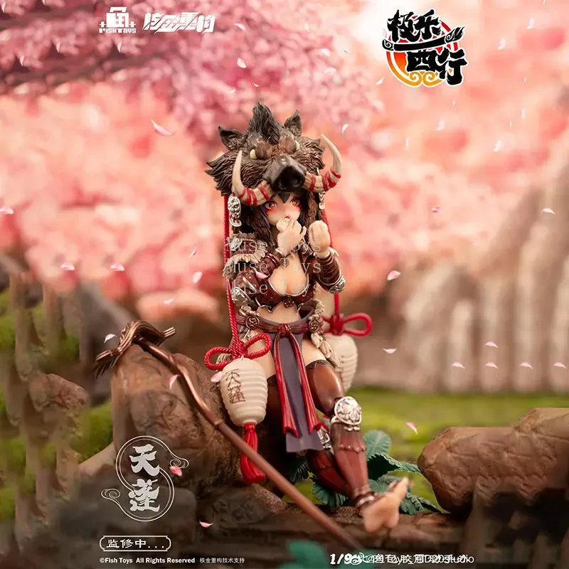 Fish Toys 1/9 Scale Female Soldier Journey to the West in Blissful Land 1st Bullet Full Set 8-inch About 22cm Action Figure Doll