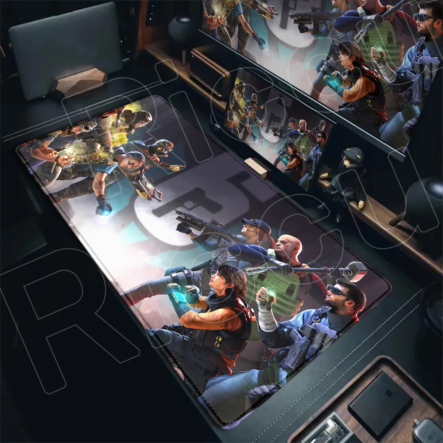 HD E-sports Gaming R6 R-Rainbow Six Siege Mouse Pad Computer Keyboard Mousepad PC Gamer Desk Mat Office Carpet Accessory 900×400