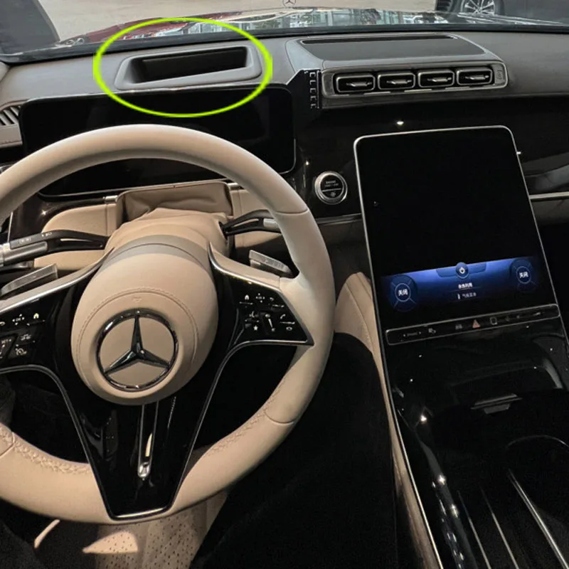 For Mercedes-Benz S Class W223 2023 2021~2025 Car Mobile Phone Holder Magnetic MagSafe Mount GPS Bracket Auto Stand Accessories 2
